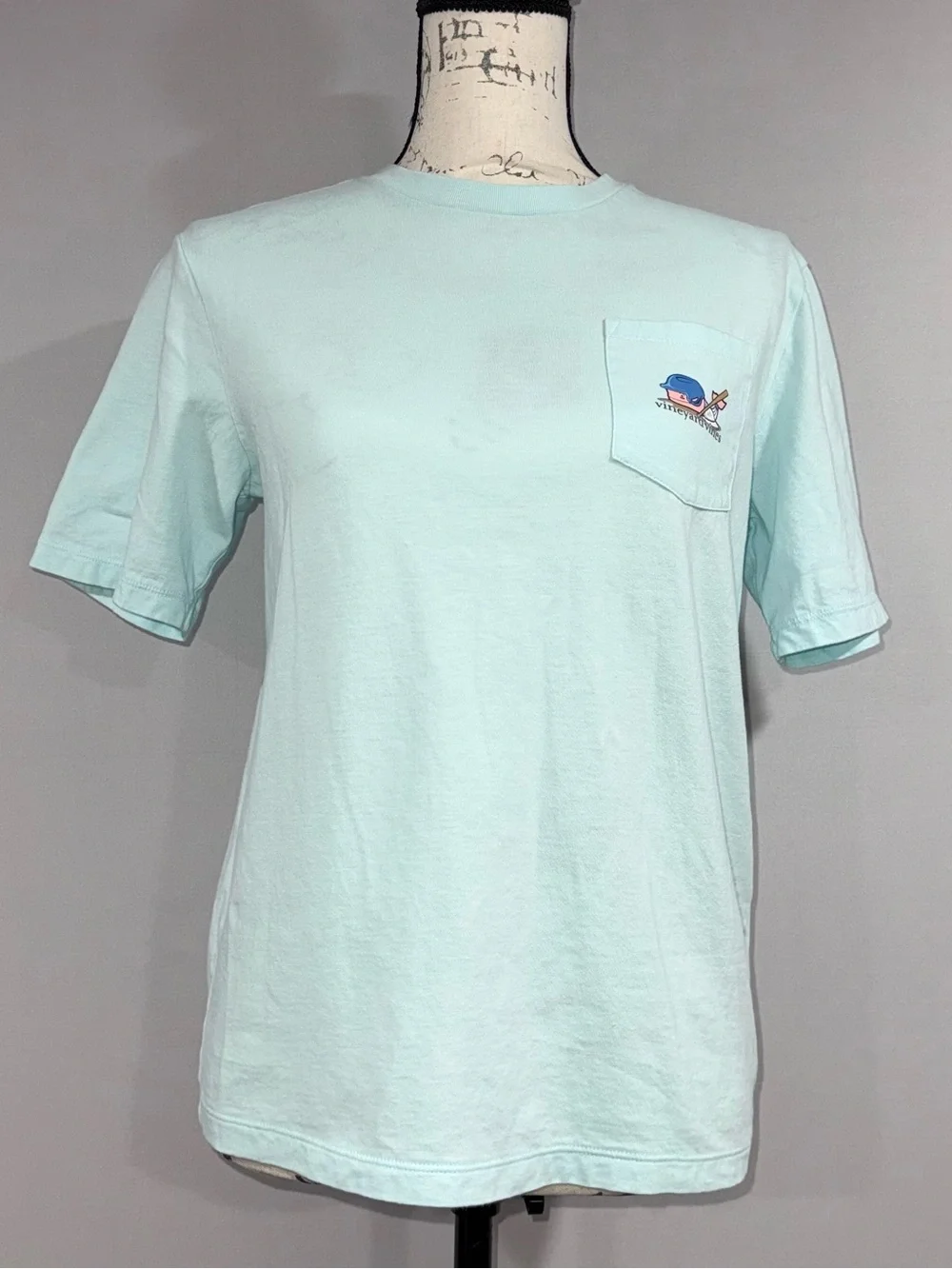 Vineyard Vines Baseball Pocket Tee | Youth Size L (16)